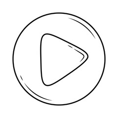 Obraz premium Podcast Doodle Illustration. Isolated on White Background