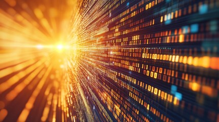 Digital Stream: A Journey Through Binary Code