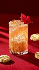 Festive Chinese Margarita Cocktail with Cookies