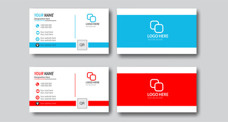 Corporate Business Card Template Design Print Ready