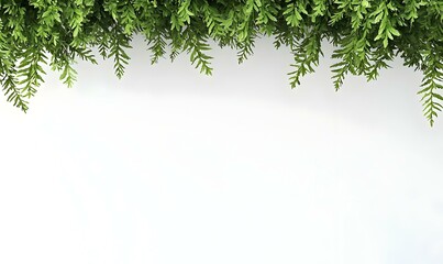 Obraz premium Evergreen branches adorned with spring decorations, vibrant colors and festive accents create a joyful holiday atmosphere.