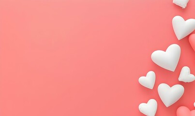 Modern Valentine's Giveaway, elegant design featuring teal text, playful heart motifs, inviting atmosphere, perfect for romantic celebrations.