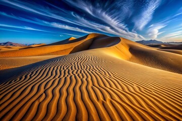 Naklejka premium Desert sand dune landscape