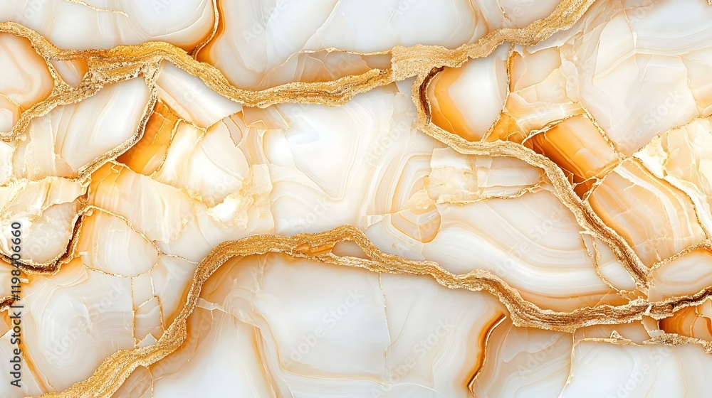 Poster soft beige backdrop with subtle texture, accented by delicate gold elements, creating an elegant and