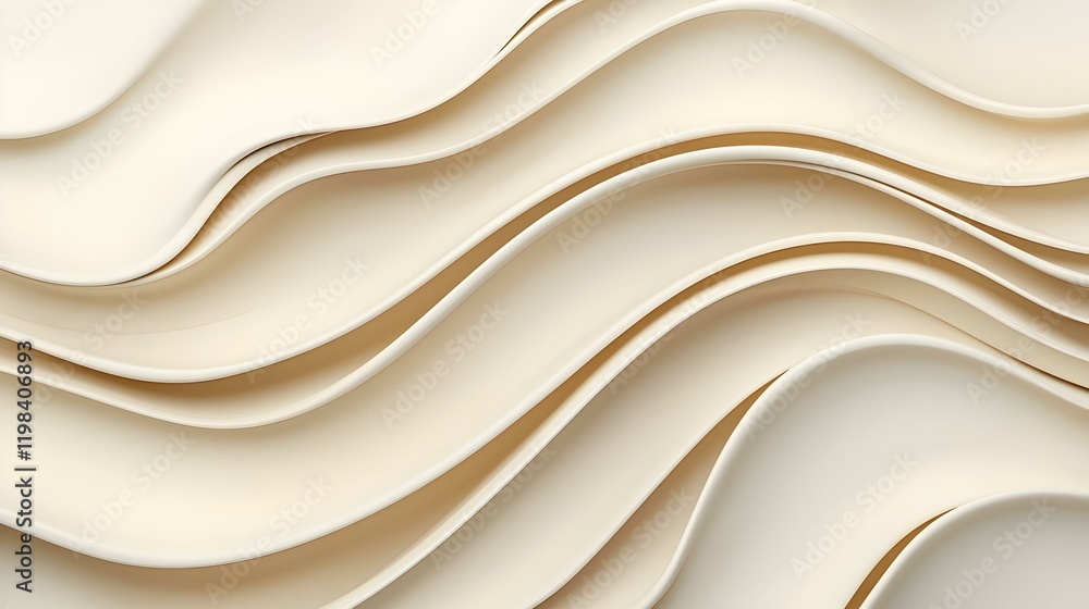 Poster elegant cream backdrop featuring a delicate, subtle geometric texture that adds depth and sophistica