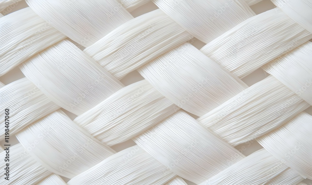 Poster soft woven texture in neutral tones, creating a calming and serene atmosphere, ideal for minimalist 