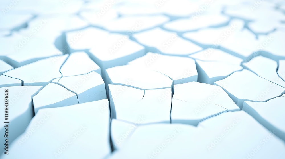 Poster frosted surface with intricate patterns, a mesmerizing display of crystalline textures and intersect