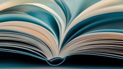 Open book with glowing pages, symbolizing effective learning and education. The image captures the essence of creativity, imagination, and the power of reading to expand horizons.