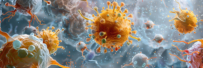 Visualizing Lymphocytes: The Key Players in the Immune System's Defense Mechanism and Their Dynamic Interactions