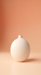 Minimalist White Vase
