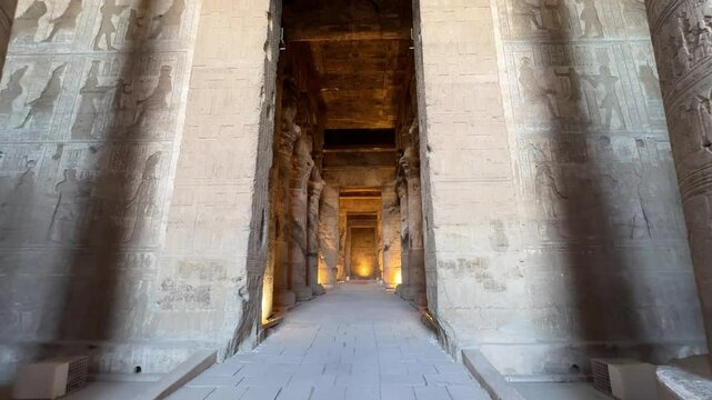 The Temple of Seti at Abydos (300 miles south of Cairo) was built by Seti I and his son, Ramses II