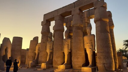The Luxor temple is one of the most preserved ancient monuments in history,