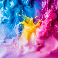 colorful abstract liquid pattern