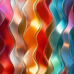 colorful abstract metallic pattern
