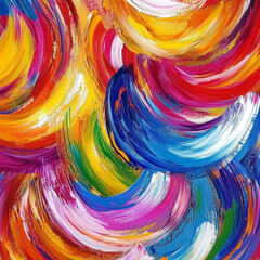 colorful abstract painting pattern