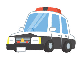 パトカーのイラスト