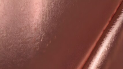 Fototapeta premium Rose gold pink texture metallic wrapping foil paper shiny metal background for wall paper decoration element Generative AI