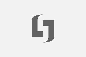 Minimalist letter S negative space logo