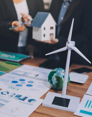 Carbon offset price report CO2 emission. Future growth Net zero waste in ESG ethical SME office...