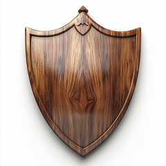 old wooden shield