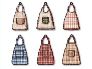Pixel Art Aprons Collection