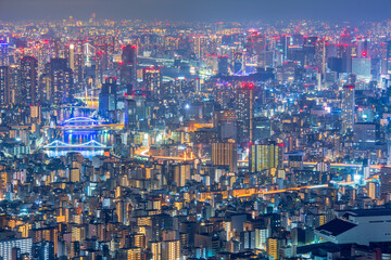 東京の街並み　夜景