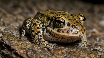 Obraz premium Nature’s Canvas: Close-Up of Midwife Toad’s Intricate Skin Patterns
