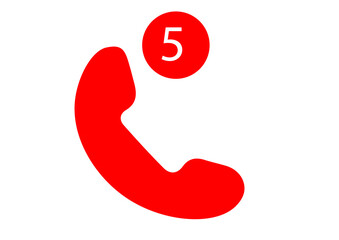 Missed call icon