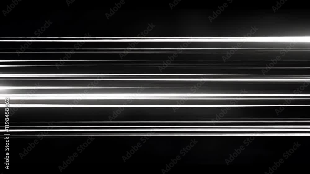 Aufkleber Dynamic light trails create an abstract pattern against a black background in an artistic display of motion and speed