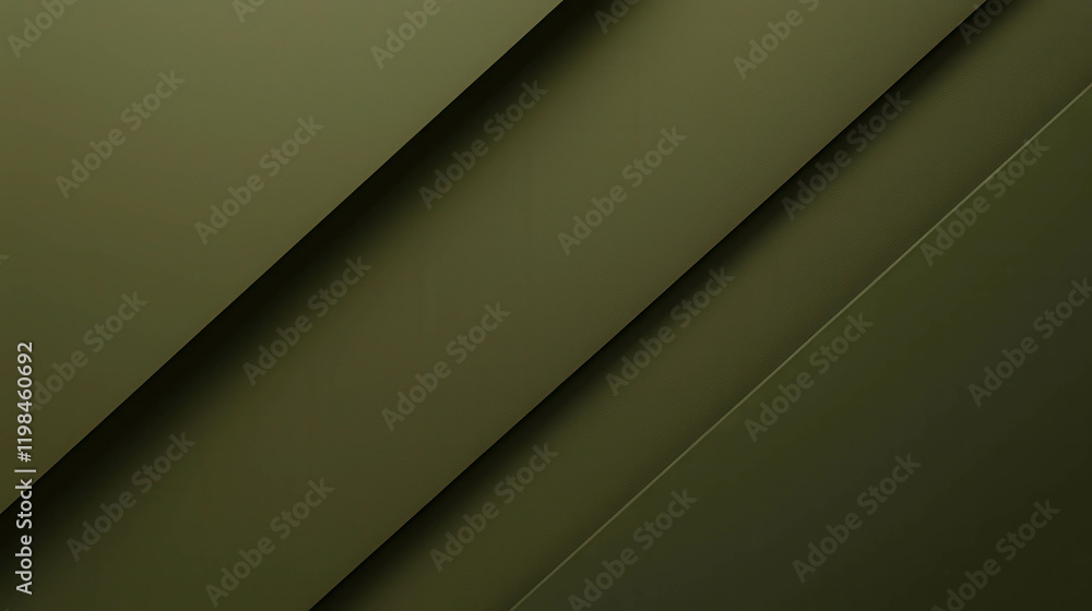 Poster muted olive green background with flat solid design and subtle diagonal lines for visual appeal