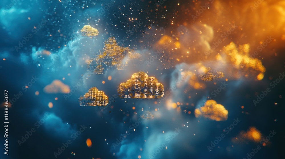 Poster golden cloud computing network: digital transformation in a futuristic setting