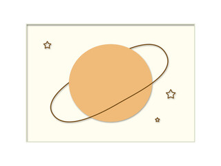 Illustrations of aesthetic and modern paintings