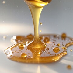 Golden Drizzle: Organic Honey