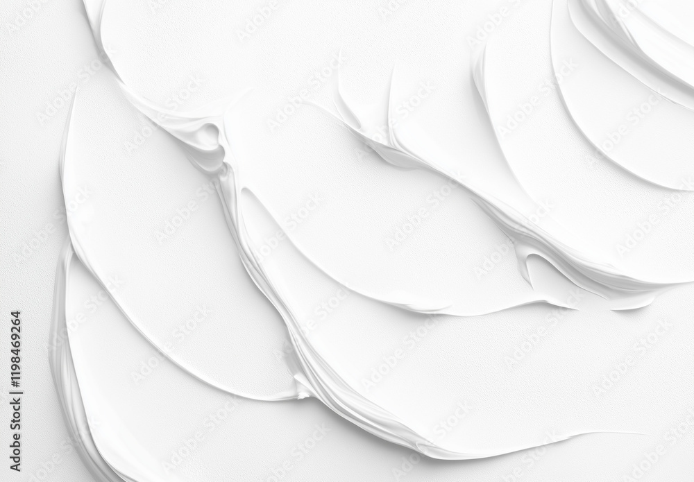 Poster white abstract background with curved lines and light gray texture for high-resolution design and ae