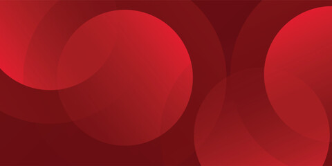 Abstract red background with circles. Applicable for gift art modern simple