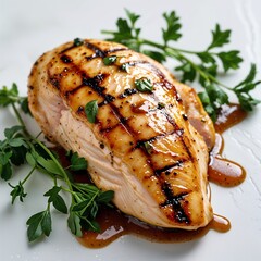Golden Roast: Juicy Chicken Bliss, Grilled chicken