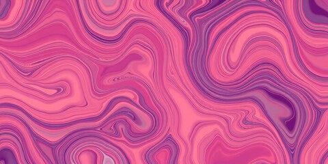 Abstract Pink and Purple Swirling Marble Texture Design Background