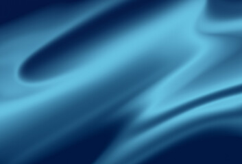 Fluid blue gradients create abstract swirling textile texture.