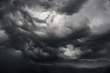 dark storm clouds