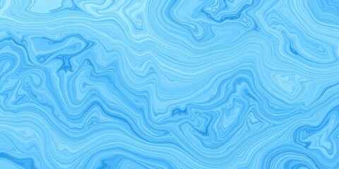 Fototapeta premium Abstract Swirling Light Blue Liquid Marble Background Texture