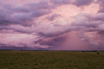Fototapeta premium dramatic storm clouds