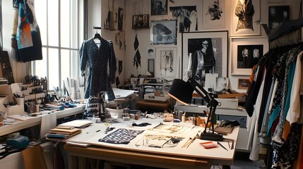 Artists Fashion Design Studio Work Space