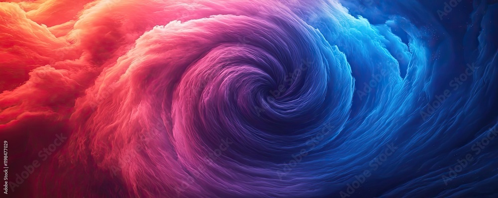 Poster dust pollution concept. a vibrant swirl of colors depicting a dynamic and enchanting abstract scene.