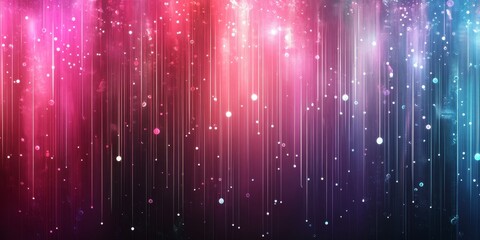 Abstract colorful light streaks and sparkles background.