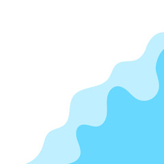 water wave corner abstract