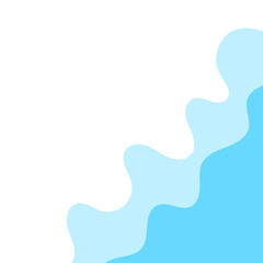 water wave corner abstract