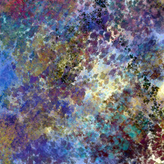 Cloud, sky, rain, drops, water, natural shades Abstract blurry painted mottled speckled seamless pattern Grainy multicolor background