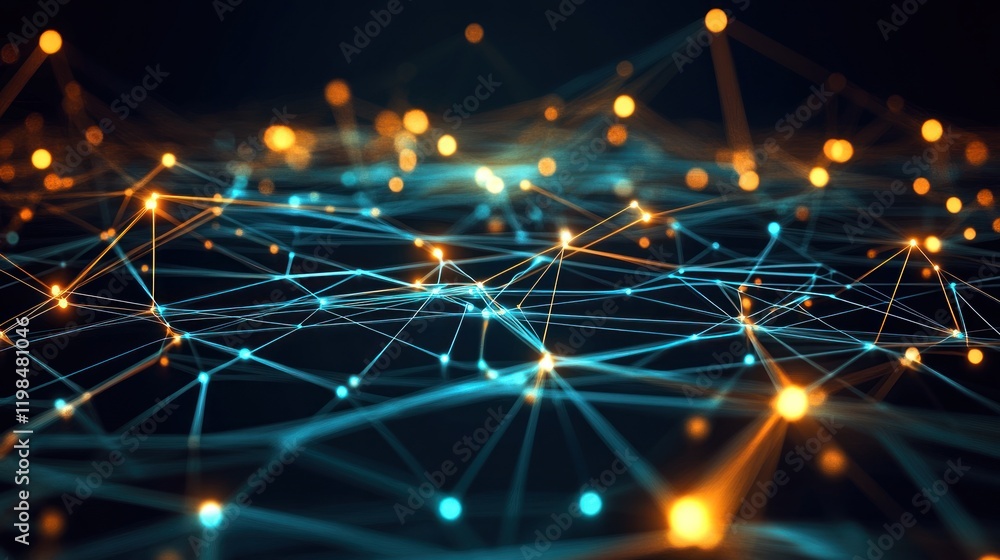 Poster abstract network connection: digital nodes and pathways