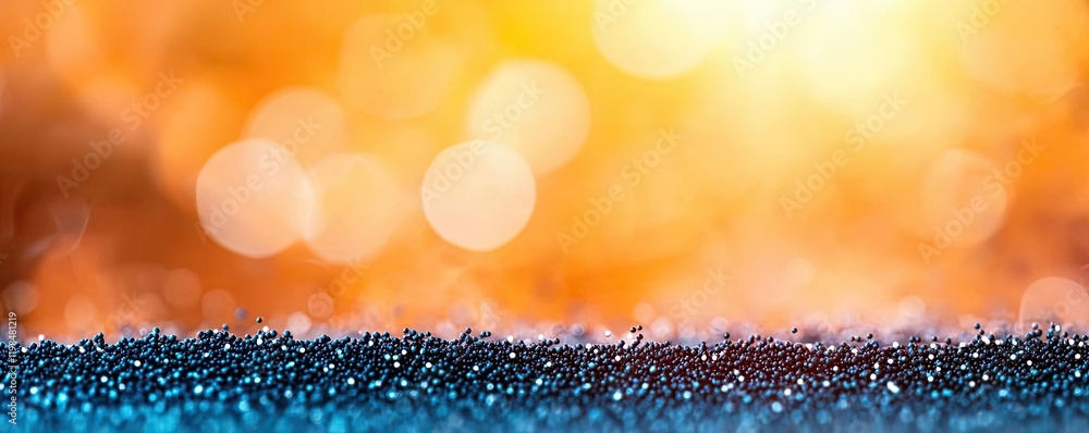 Poster dust pollution concept. beautiful bokeh background with sparkling water droplets on a colorful surfa