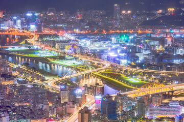 Fototapeta premium 台湾 台北101からの夜景